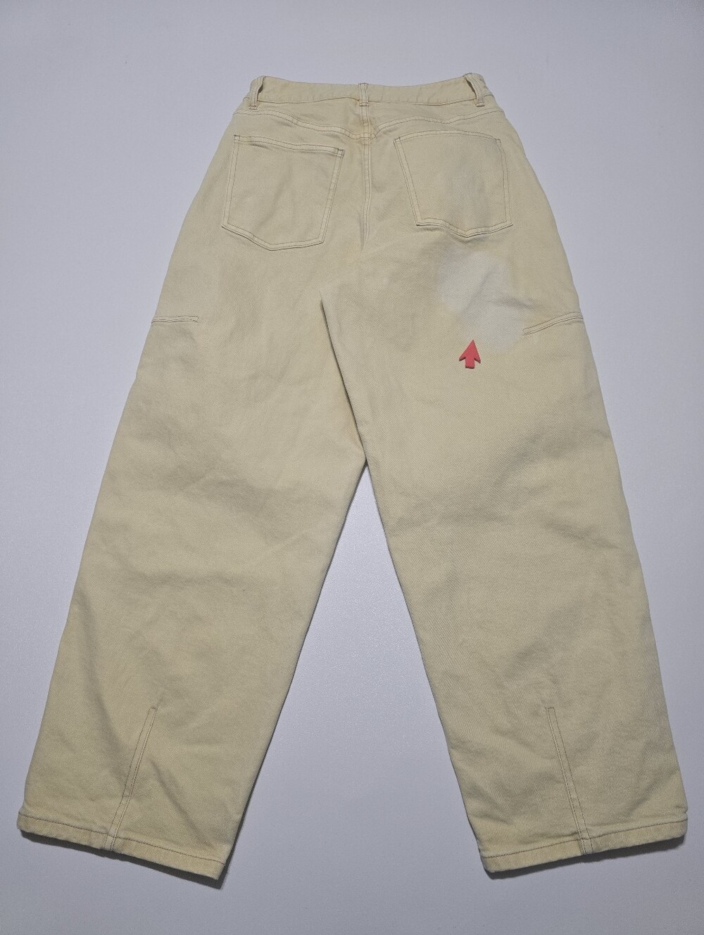 Tanya Taylor Yellow Ollie Jeans Size 6 - Picture 12 of 14